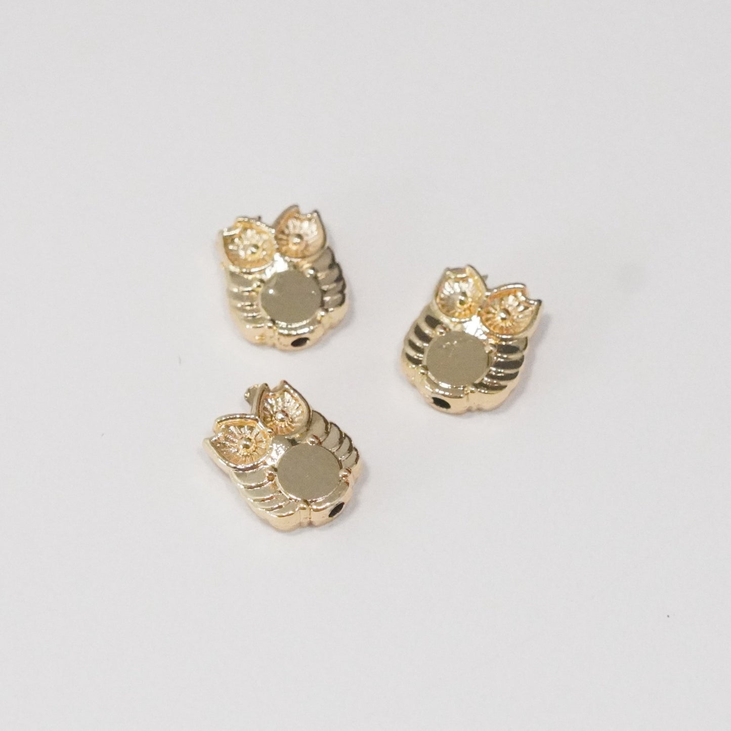 24K Gold Plated Owl Charm
