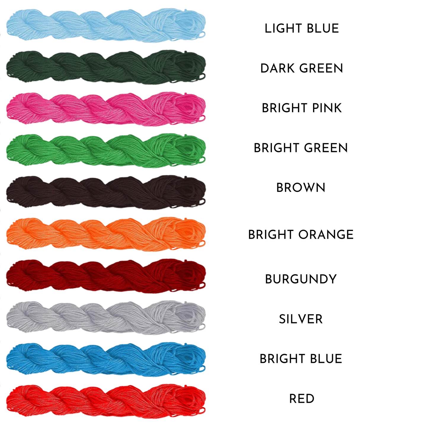 Personalised Macrame Friendship Bracelets (Individual)