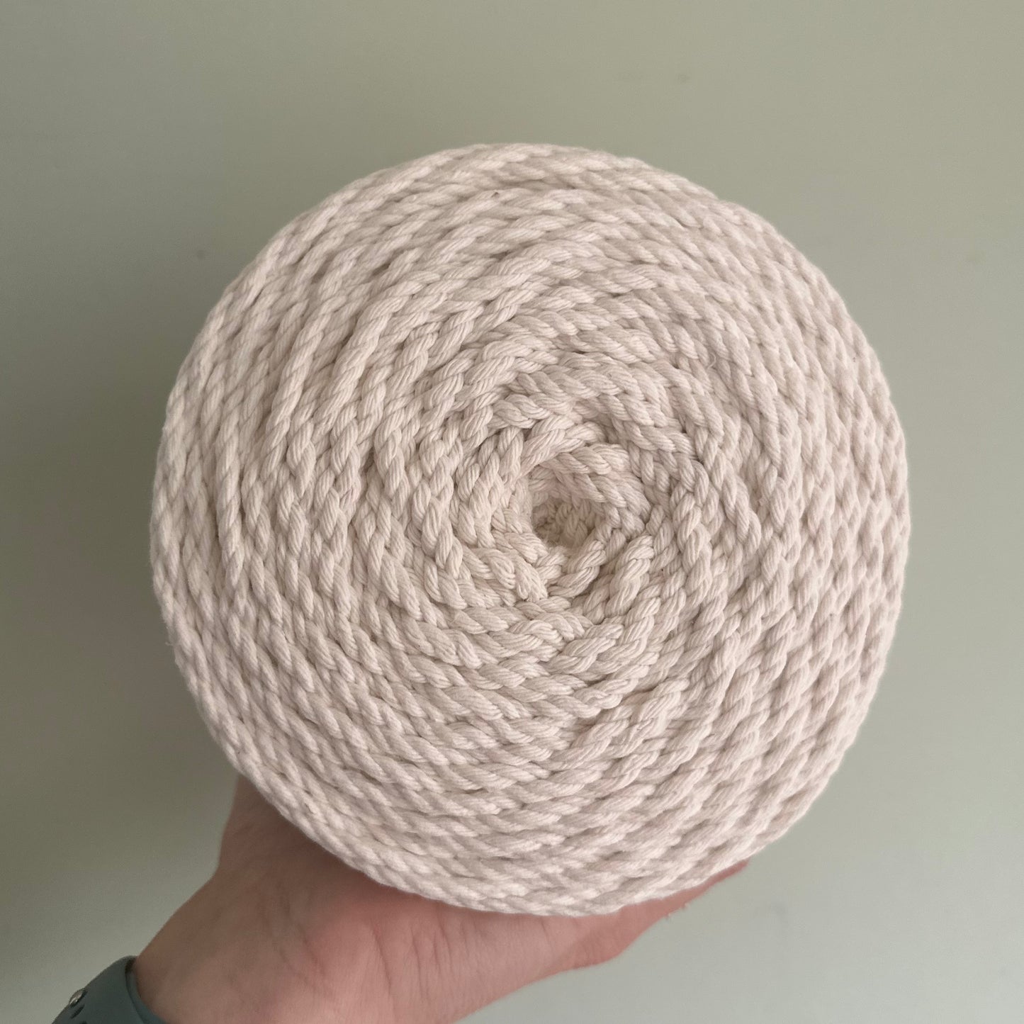 4mm 3ply Natural Cotton Macrame Cord