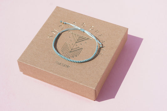 Turquoise Macrame Bracelet