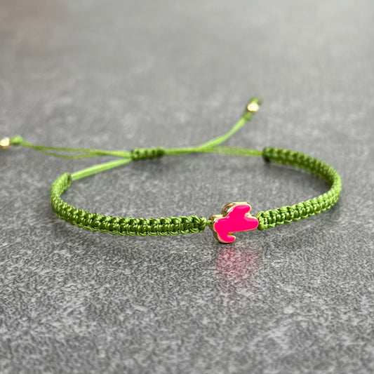 Macrame Charm Bracelet