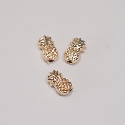 Pineapple Gold Plated Charm