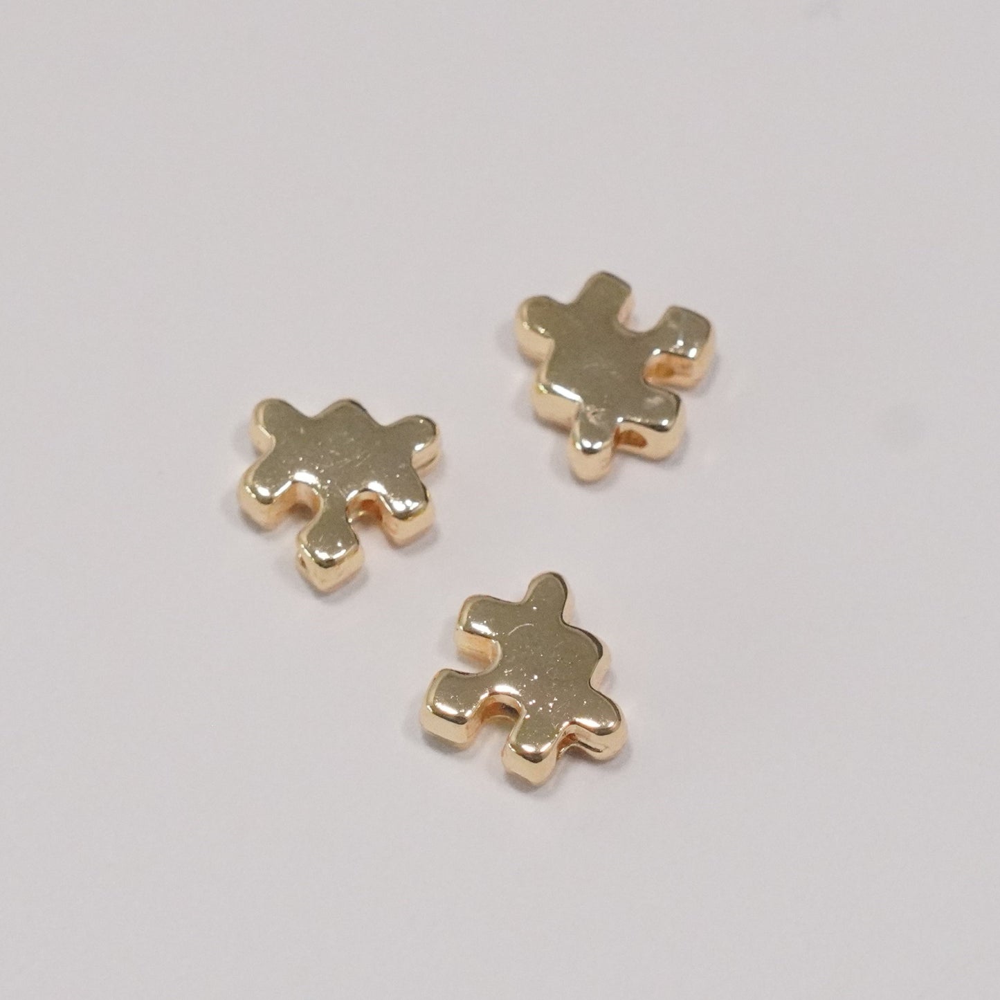 24Kt Gold Plated Puzzle Piece Charm
