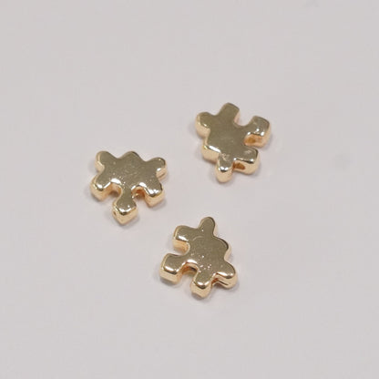 24Kt Gold Plated Puzzle Piece Charm