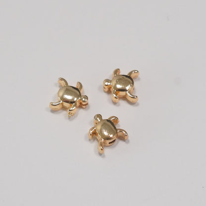 24Kt Gold Plated Turtle Charm