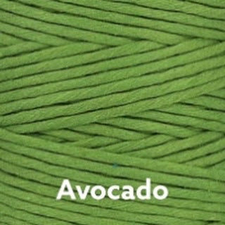 Avocado 3-4mm Single Twist Cotton Cord 100m