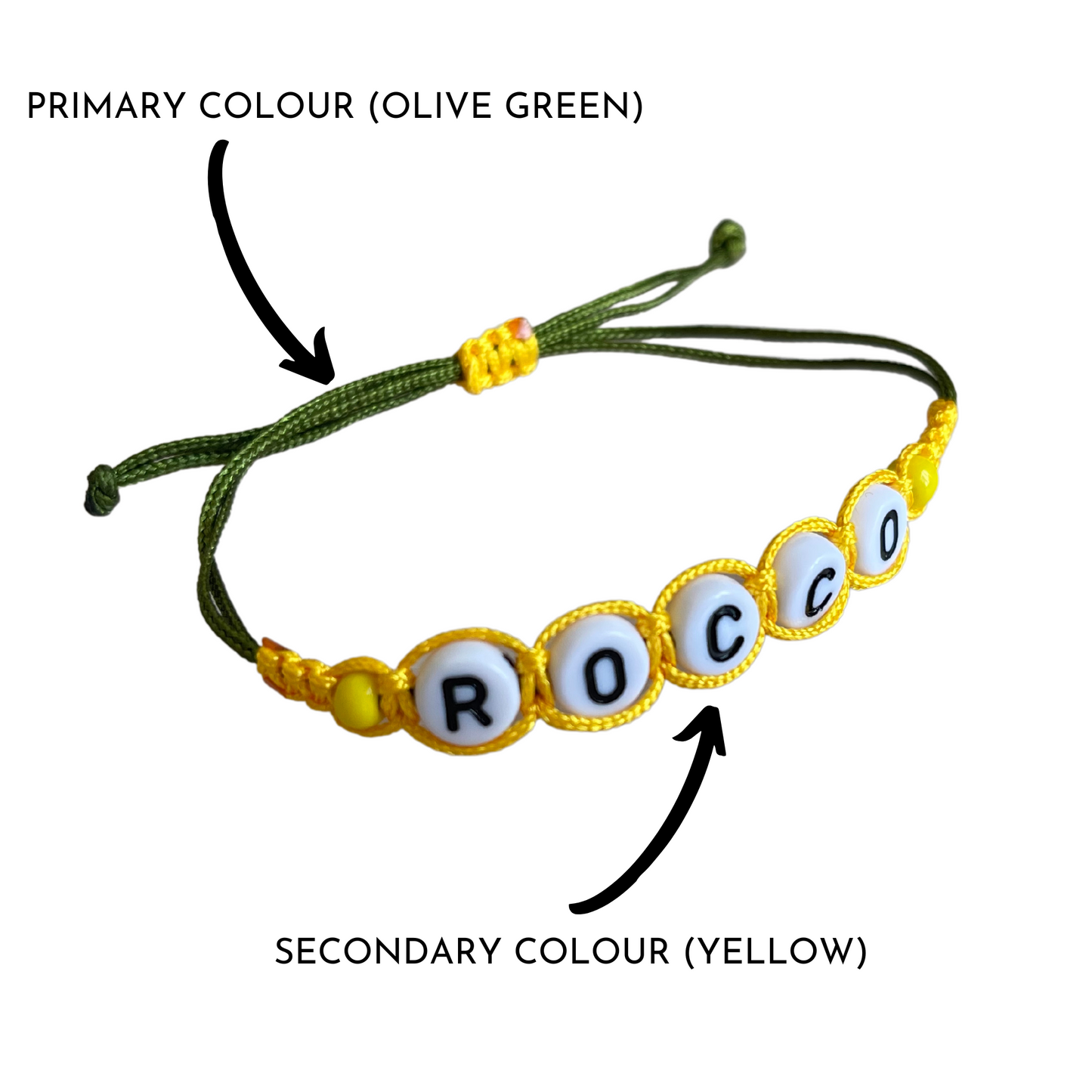 Personalised Macrame Friendship Bracelets (Individual)