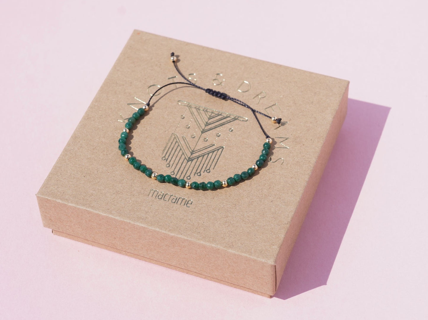 Green Jade & Gold Bracelet