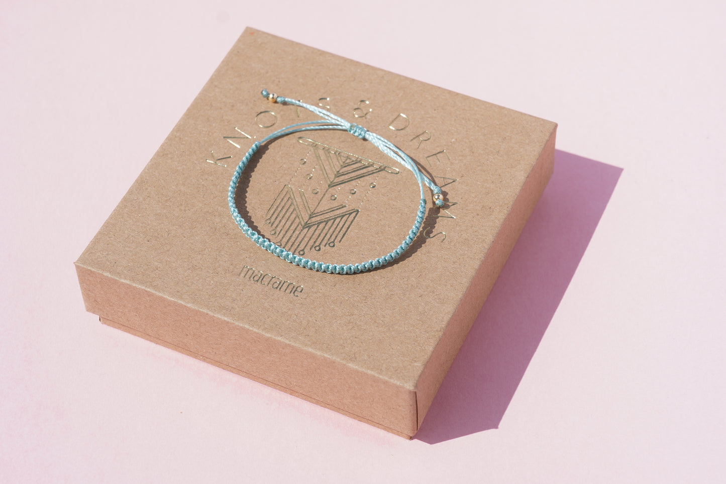 Turquoise Macrame Bracelet