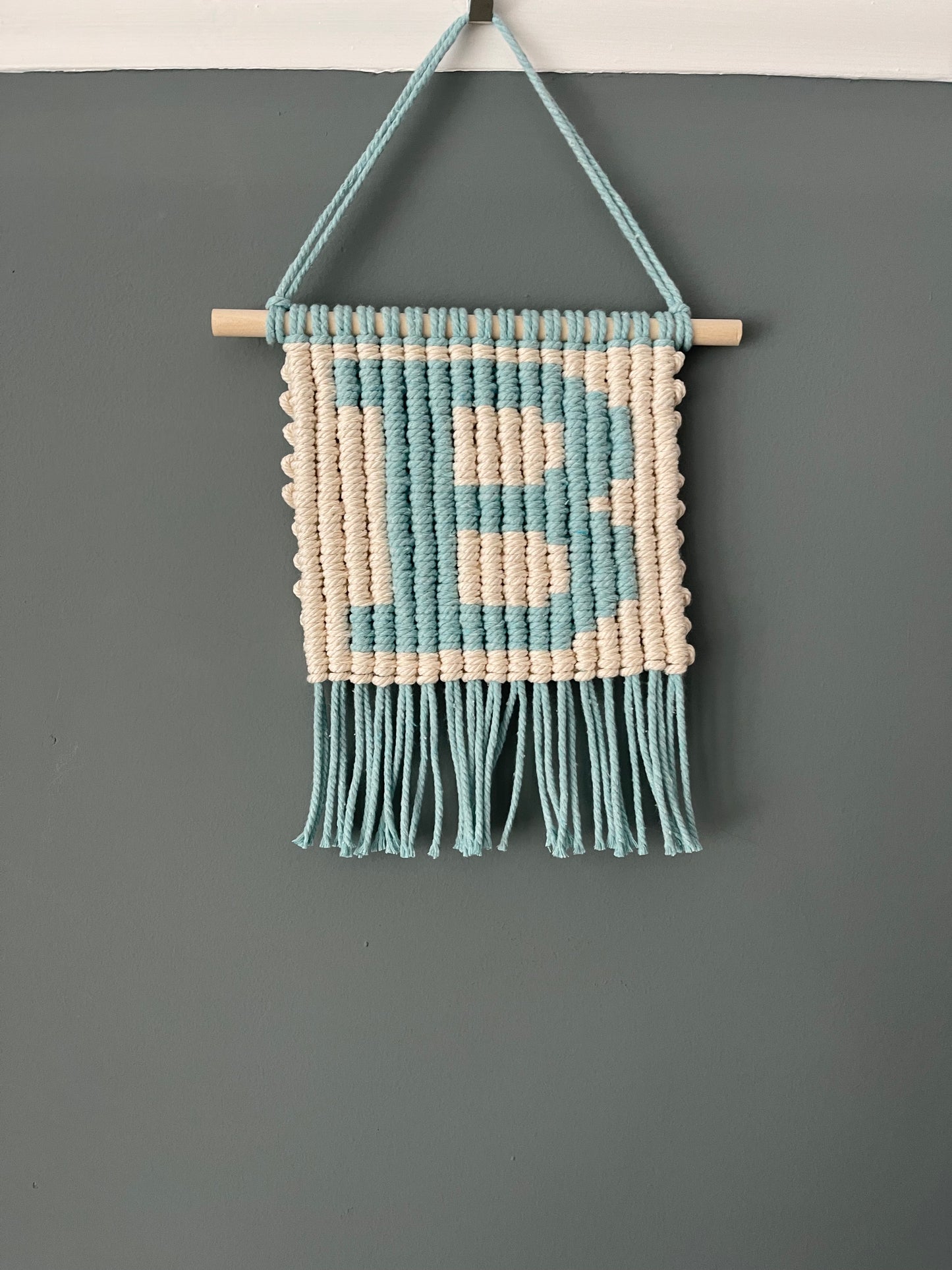 Personalised initial wall hanging